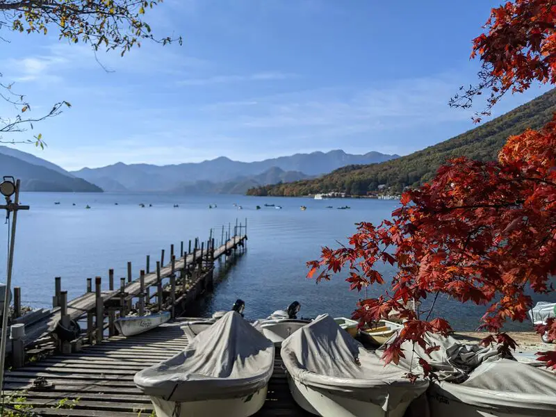 Lake Chuzenji on tour in autumn