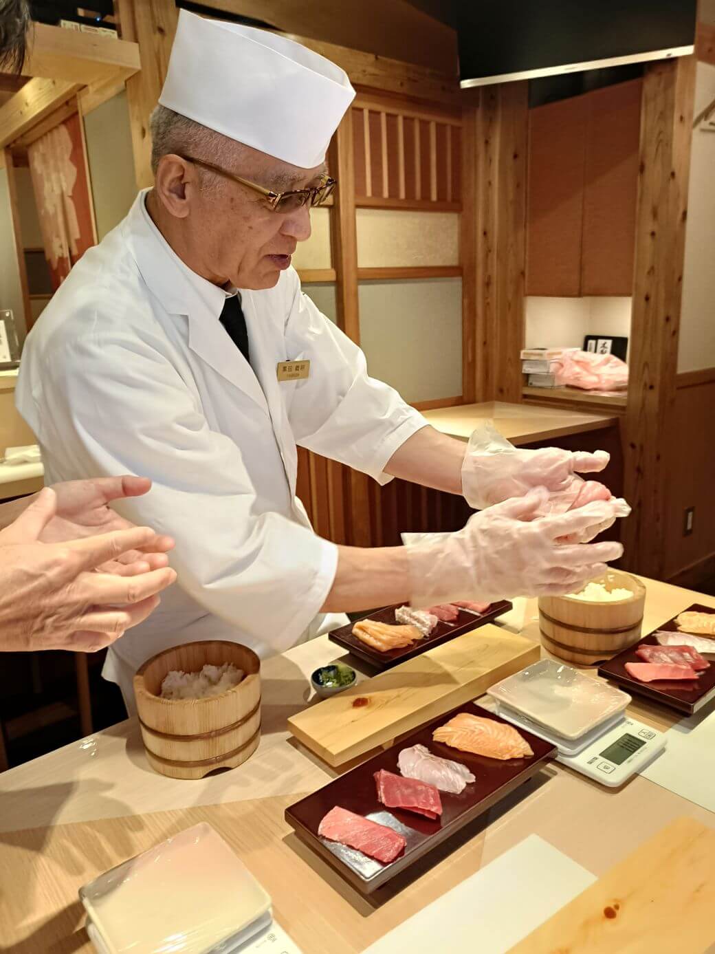 sushi master demonstration class